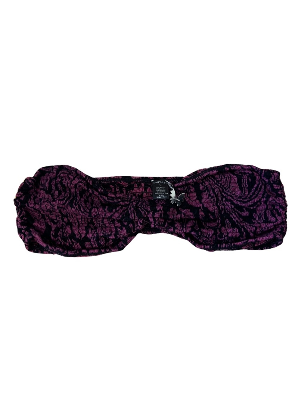 Indah Strapless Bikini Top L